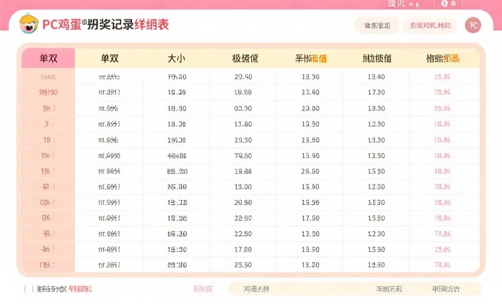 PC蛋蛋术语表：全面解析单双、大小、极值等常用词汇
